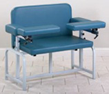 Clinton Extra-Wide Blood Draw Chair with Flip Arms